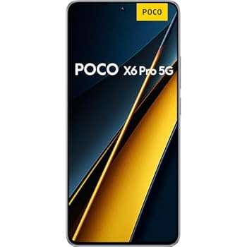 Xiaomi Poco X6 Pro 5G Smartphone + Headphones, 12+512 Mobile
